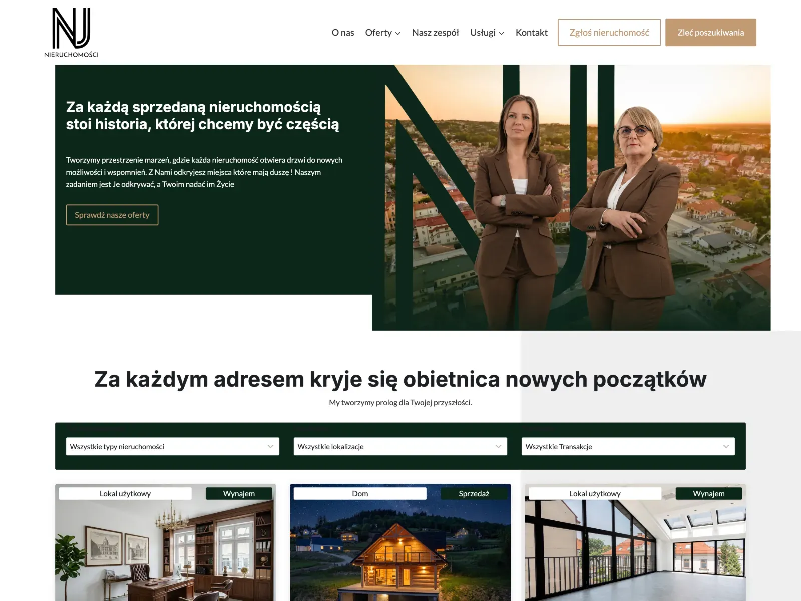 Strona NJ Nieruchomości