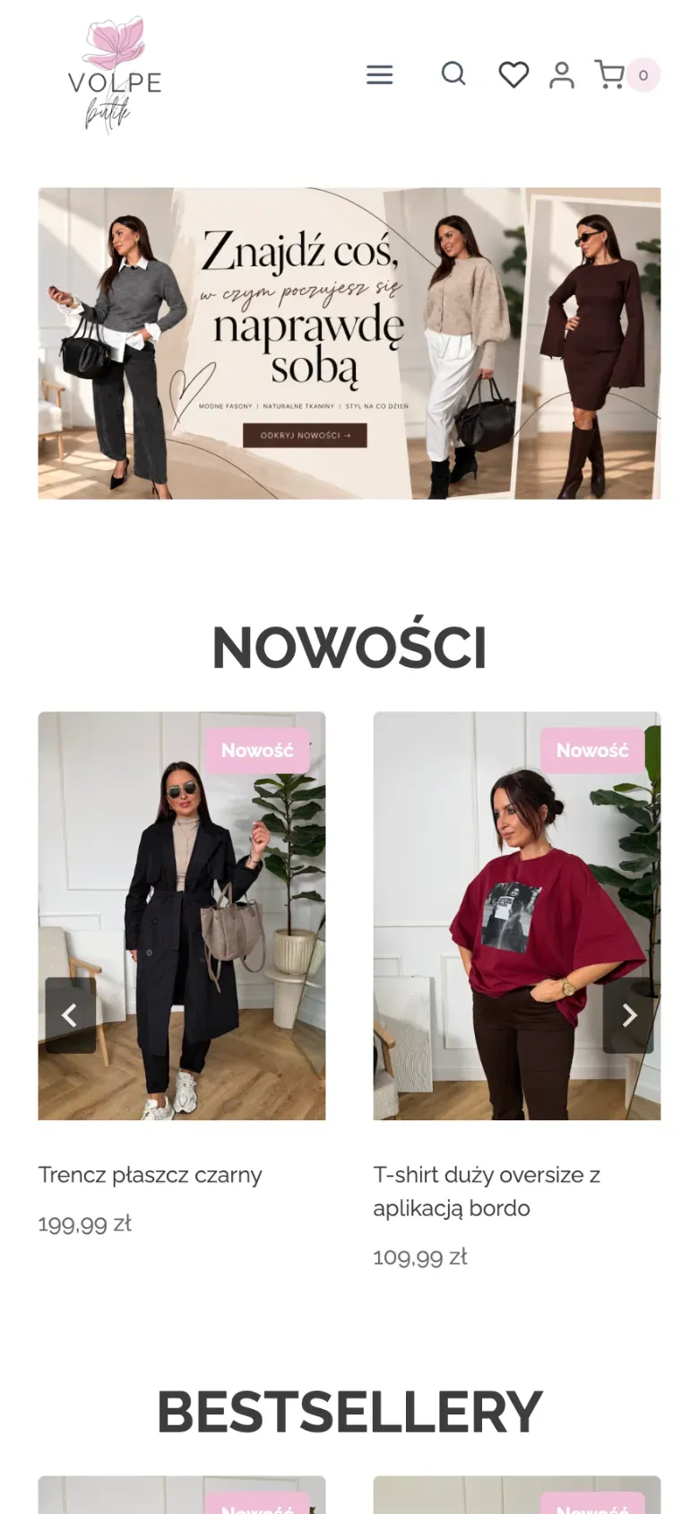 Sklep Volpe Butik na telefonie